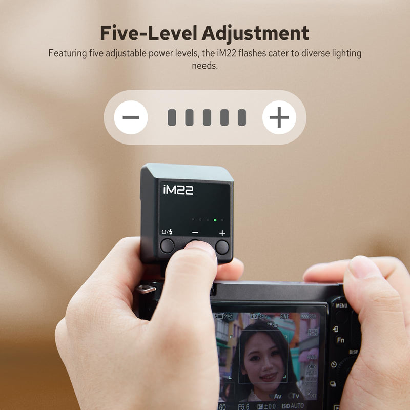 Godox M22 Mini Camera Flash | Ultra-compact lightweight for portable shooting.