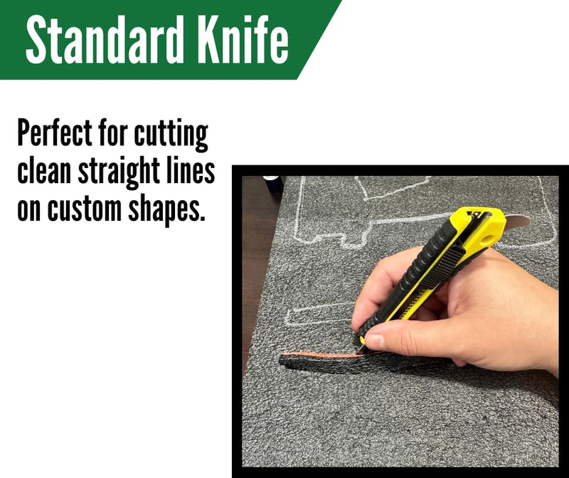 Kaizen Foam Cut Kit - Deluxe | Kaizen Foam Cutting Tool Kit | Kaizen Foam Cutting Tools Kit | Kaizen Foam Tools | Kaizen Foam Knife | Kaizen Foam Knife (Deluxe (w/Kaizen Holester) Deluxe (w/ Finger Hole Tool)