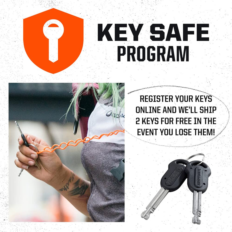 Kryptonite Keeper Alarm Disc Lock, Heavy Duty Anti-Theft Motorcycle Disc Break Lock Waterproof 100db Alarm, 5.5mm Pin Powersport Disc Break Lock for Motorbikes Scooters