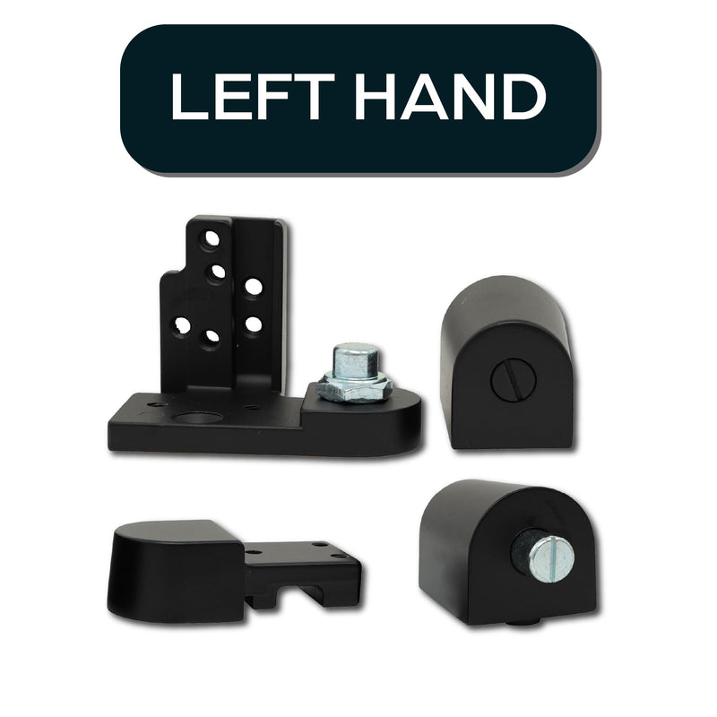 Summit Doorware Kawneer Pivot Door Hinge Set | Top and Bottom Set | Duronotic Finish | Right or Left Hand Options | Heavy Duty Commercial Door Hardware for Storefront Doors Left Hand Duronotic