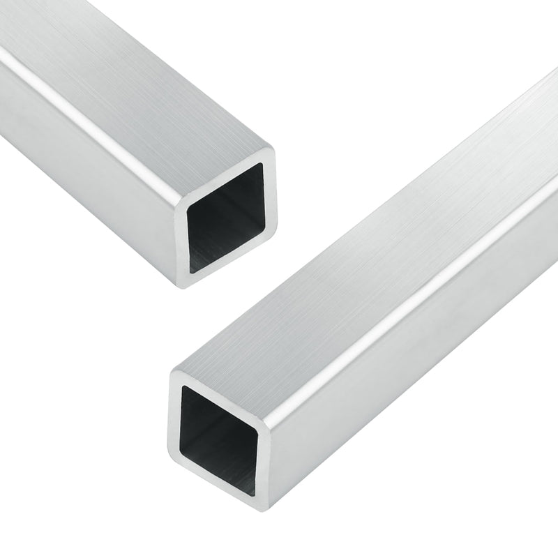 1" x 1"x 48" Long Structural Square Aluminum Tube, 1/8" Wall Thickness, Seamless Square Tubing DIY Metal Profile for Industrial or Home Improvement Projects, 1Pack 1" x 1"x 48"