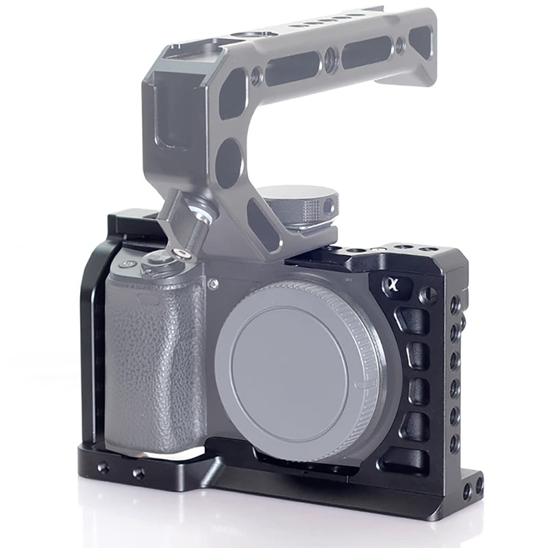Easy Hood Camera Cage for Sony Alpha A6100/A6400/A6300/A6500/A6000 Camera | Soft Silicone, Enhanced Grip, Slim Fit, Lightweight, Camera Protective Cover, Camera Body Skin Protector, Easy to Install