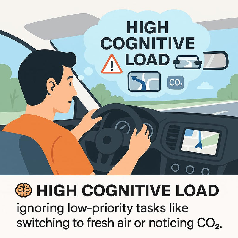 Car CO2 Monitor, Plug-in, No Battery Needed, Real-Time 10s Sampling, Rotatable Color Screen, Beep Alarm for High CO2, Fits 12V/24V Vehicles