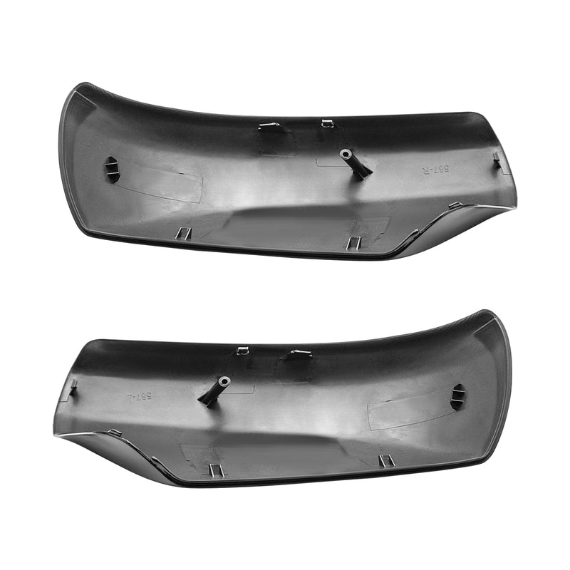 Gloss Black Side Mirror Cover Cap Fits For 2007 2008 2009 2010 2011 2012 Nissan Altima 2.5L Replace 96302-JB13E 96301-JB13E Gloss Black