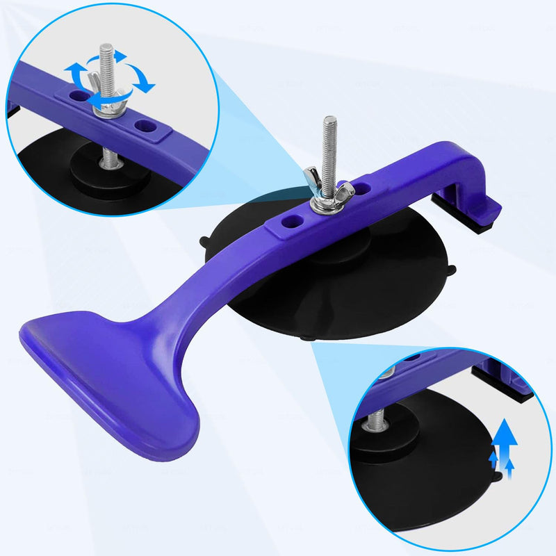ZKTOOL 6PC Suction Cup Clamp Set, Class Clamps Kit for Car Convertible Glass Windshield Top Repair Gluing,With Sponge Pad…