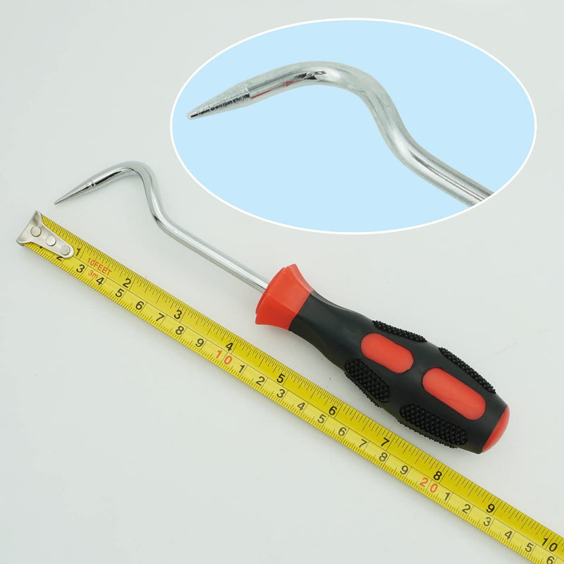 Hose Removal Hook Pick Set - 10" Hook, 8" Remover, Radiator Hose Puller Pack of 4 10 Inch 4pc