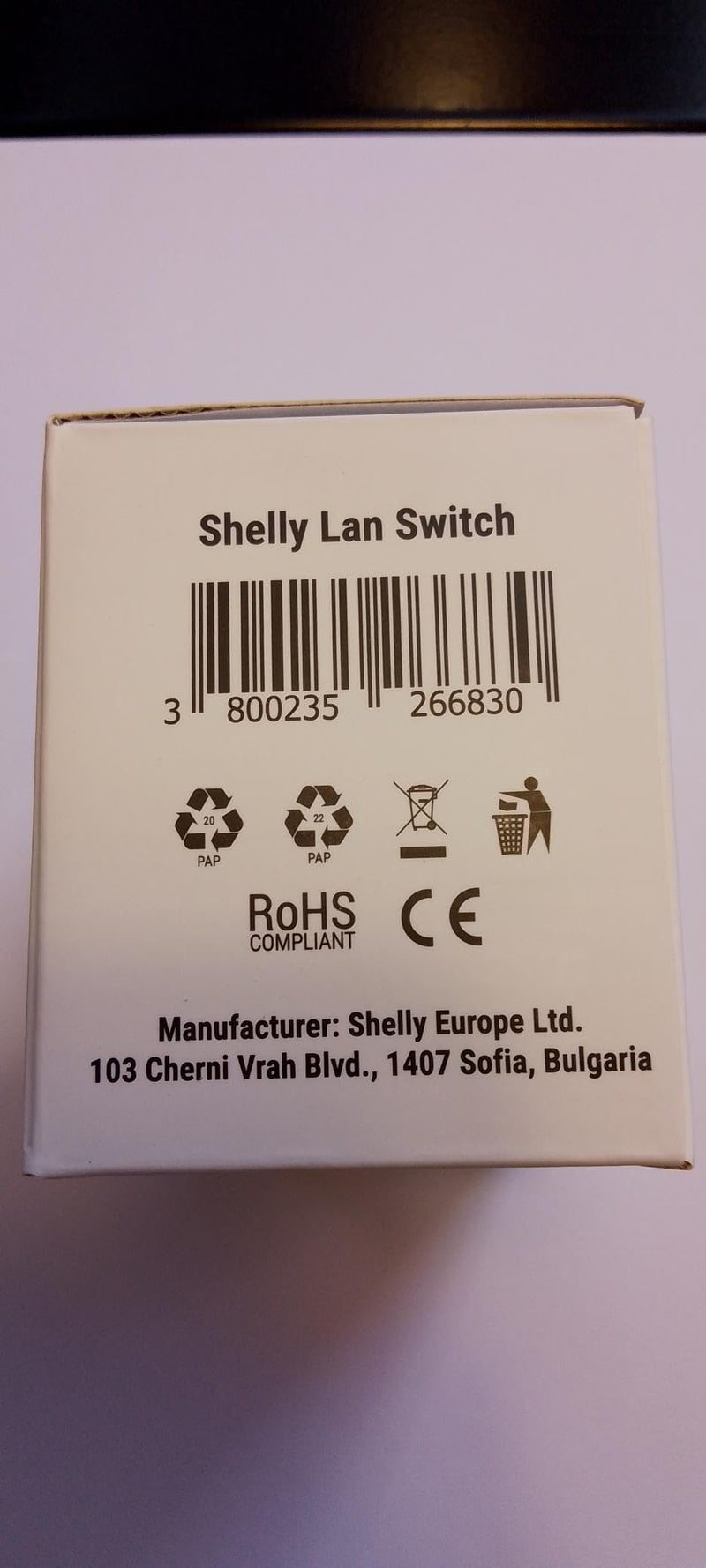 Shelly LAN Switch | 5 Port RJ45 10/100 Mbps Fast Ethernet Switch | DIN-Mountable | Fanless | Plug & Play | Energy-Saving | Easy Installation & Configuration | No Additional Adapter Required