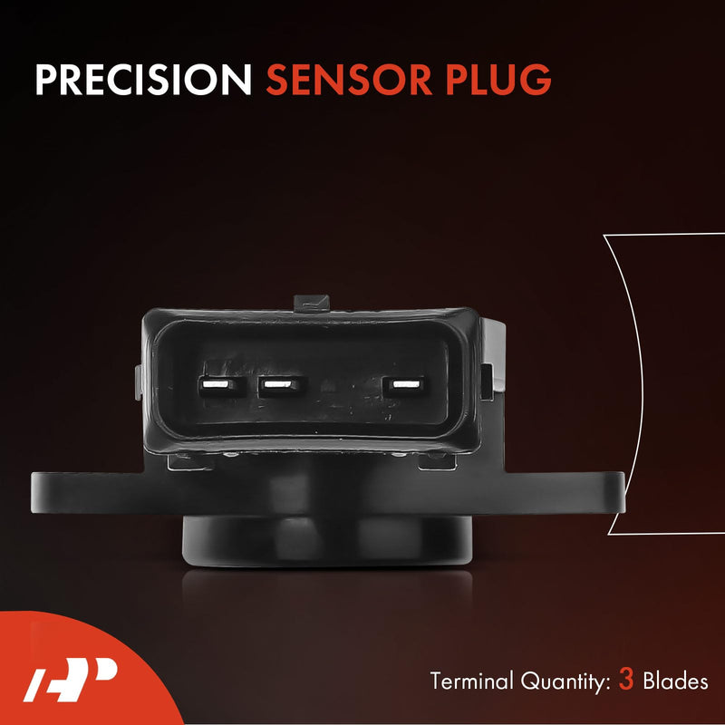 A-Premium TPS Throttle Position Sensor with 3-Pin Plug Compatible with Mitsubishi Outlander 2003, Lancer 2003 2004 2005 2006 L4 2.0L 2.4L, Replace# MD628074