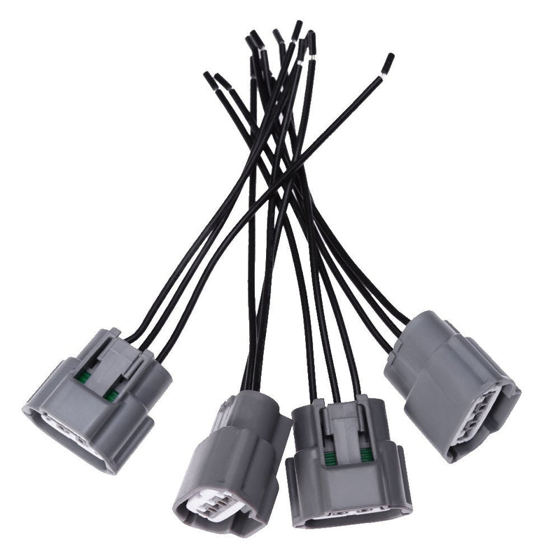 Ignition Coil Connector Plug Wiring Harness Pigtail Replacement for Nissan Altima 2007-2015 Nissan Sentra 2000-2012 (4-Pack)