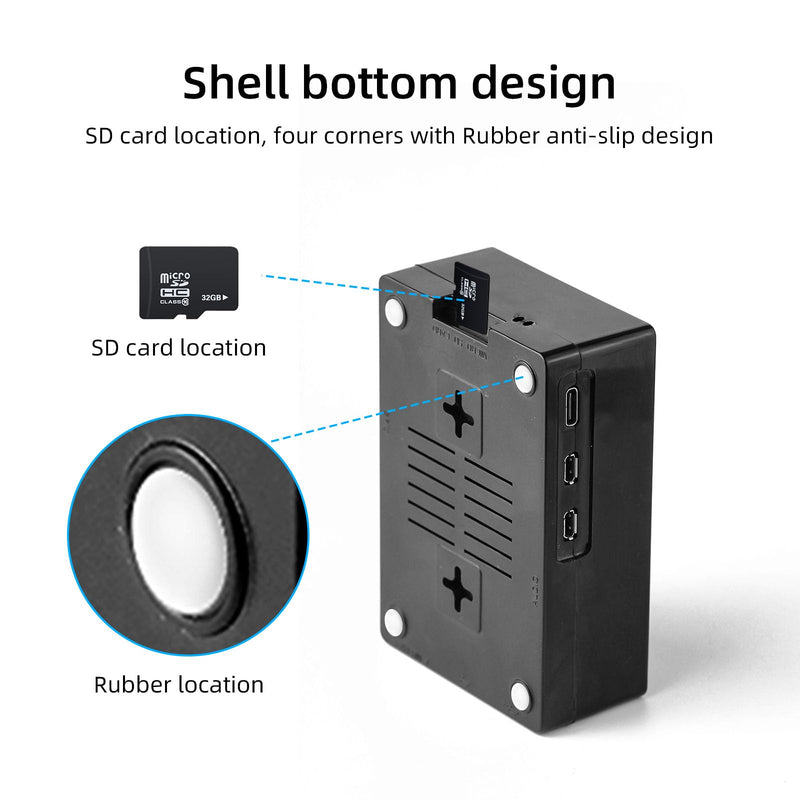 CUQI Raspberry Pi Display, 3.5 Inch Touchscreen with Raspberry Pi 5 Case, 480x320 TFT LCD 60 FPS Monitor with Mini fan and Heatsink for Raspberry Pi