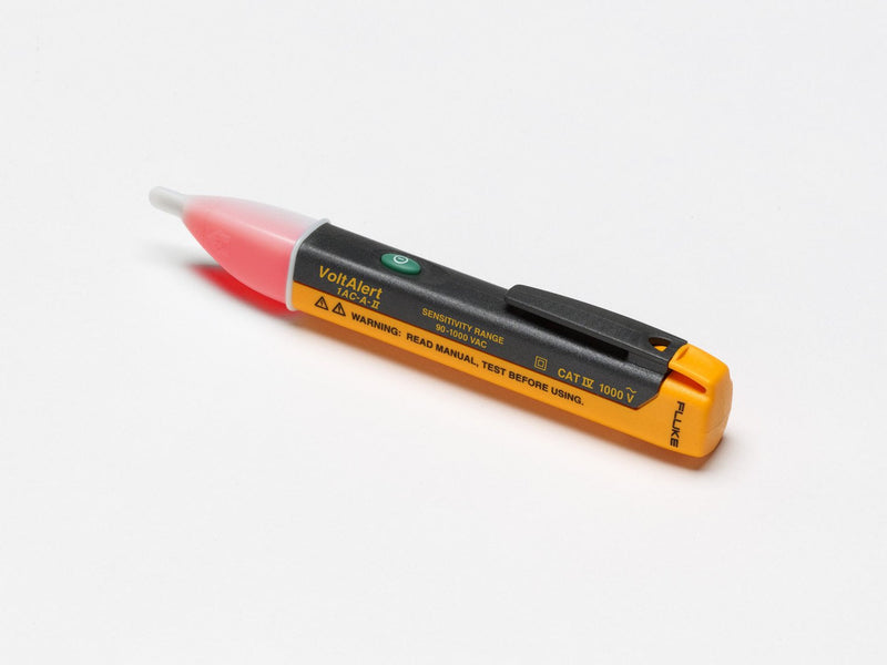Fluke 1AC II VoltAlert Non-Contact Voltage Tester, Pocket-Sized, 90-1000V AC, Audible Beeper, CAT IV Rating 1AC-A1-II, 90-1000V