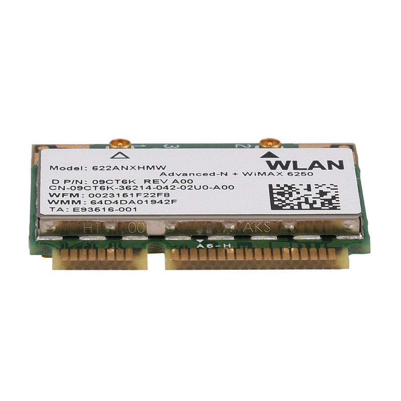 Network 6250 WiMax Mini Dual Band Wireless AC + PCI-E WiFi Card Supports 2.4/ 5Ghz Half Height 802.11A/ B/ H/ G/ N Bands Network Card Support PC DELL/Asus/Toshiba/Asus.
