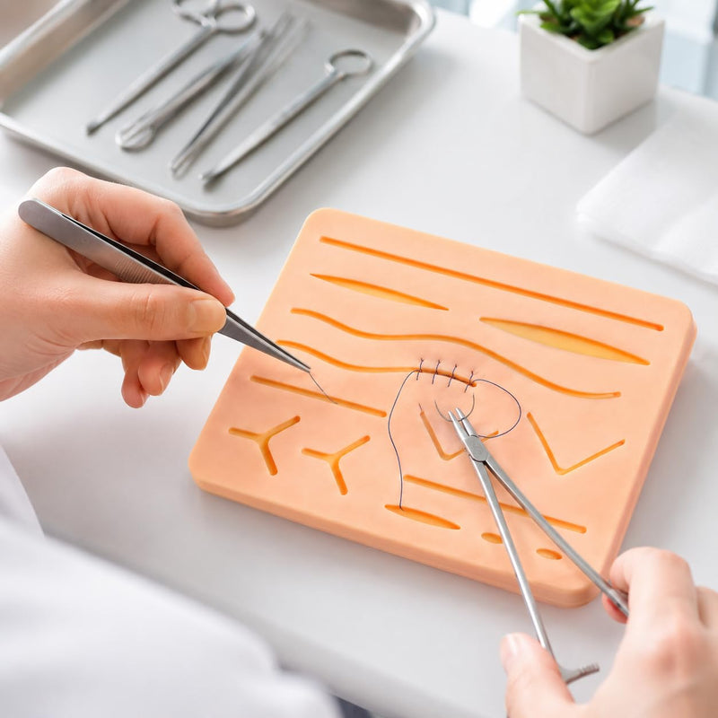 Suture Practice Pad, Durable Suturing Pad for Training and Practice by MedSurgic | Nivi Stores