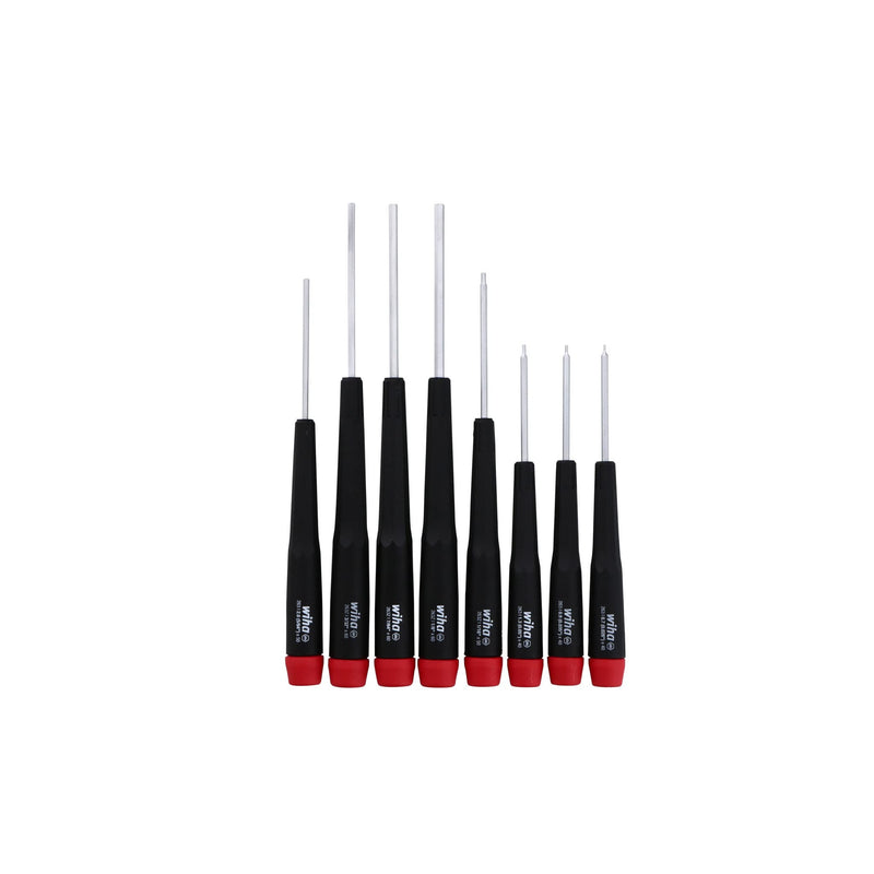 Wiha 26399 Hex Inch Screwdriver Set With Precision Handle, 8 Piece