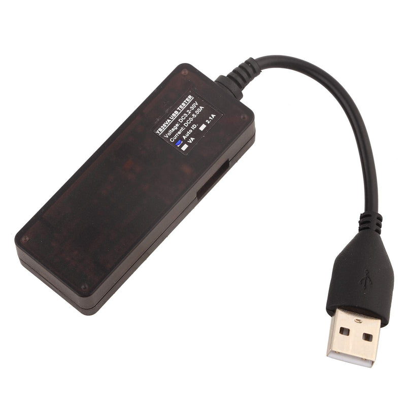 Walfront YB26VA USB Tester Voltmeter Ammeter Battery Capacity Tester with LED Display for Mobile Phone Tablet Computer USB Device (Bicolor) Bicolor