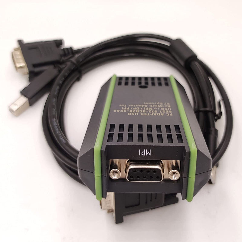 for PC Adapter USB 6ES7 972-0CB20-0XA0 USB to MPI/DP/PPI Network Adapter for S7 Systerm Compatible with Siemens PLC Programming Cable S7-200/300/400 Data Download Line