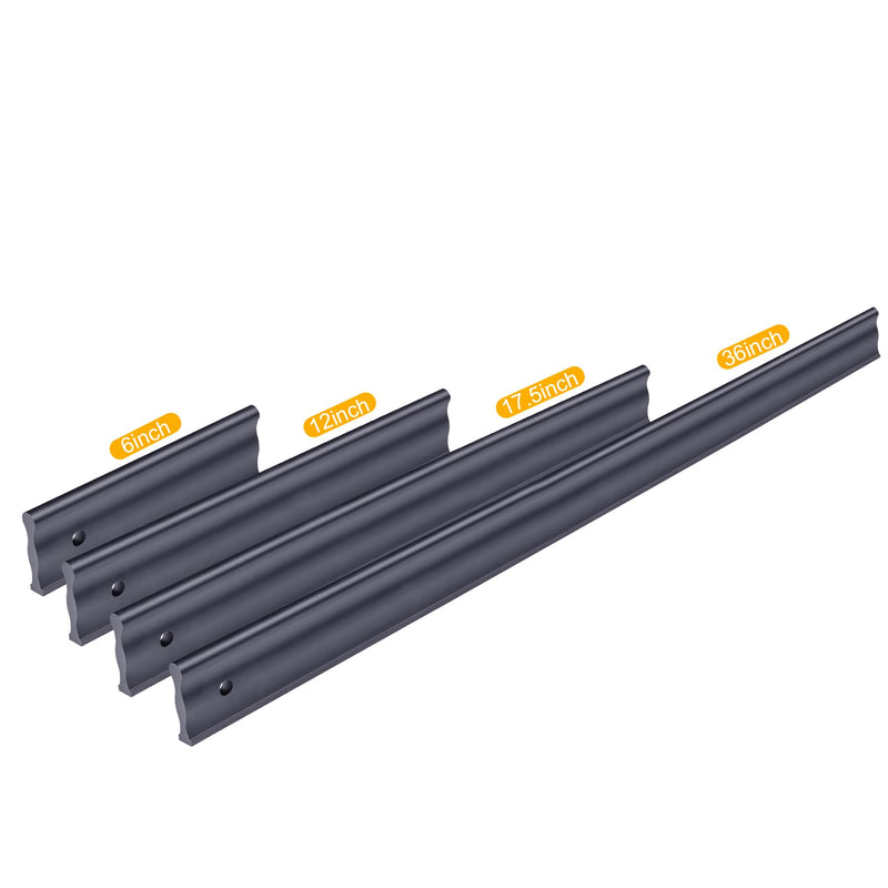 36" Anodized Aluminum Straight Edge, Suitable for Checking Straightness On Metal Surface Tops & Machinery, Layout Tool for Marking and Scribing Lines,1 Pack 36 inch