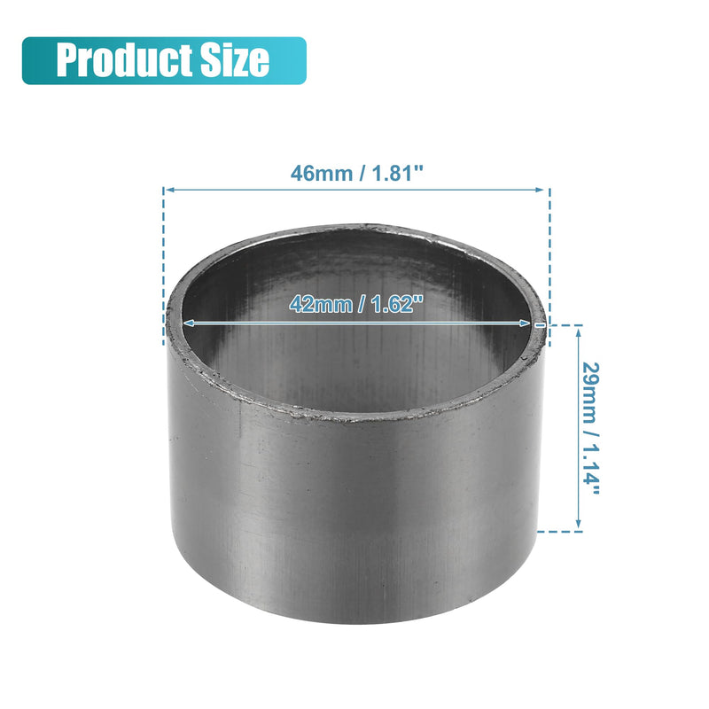 uxcell 42mm ID 46mm OD Universal Exhaust Muffler Pipe Gasket Motorcycle Exhaust Gaskets Graphite Seal Ring Repair Replacement for Dirt Pit Motocross