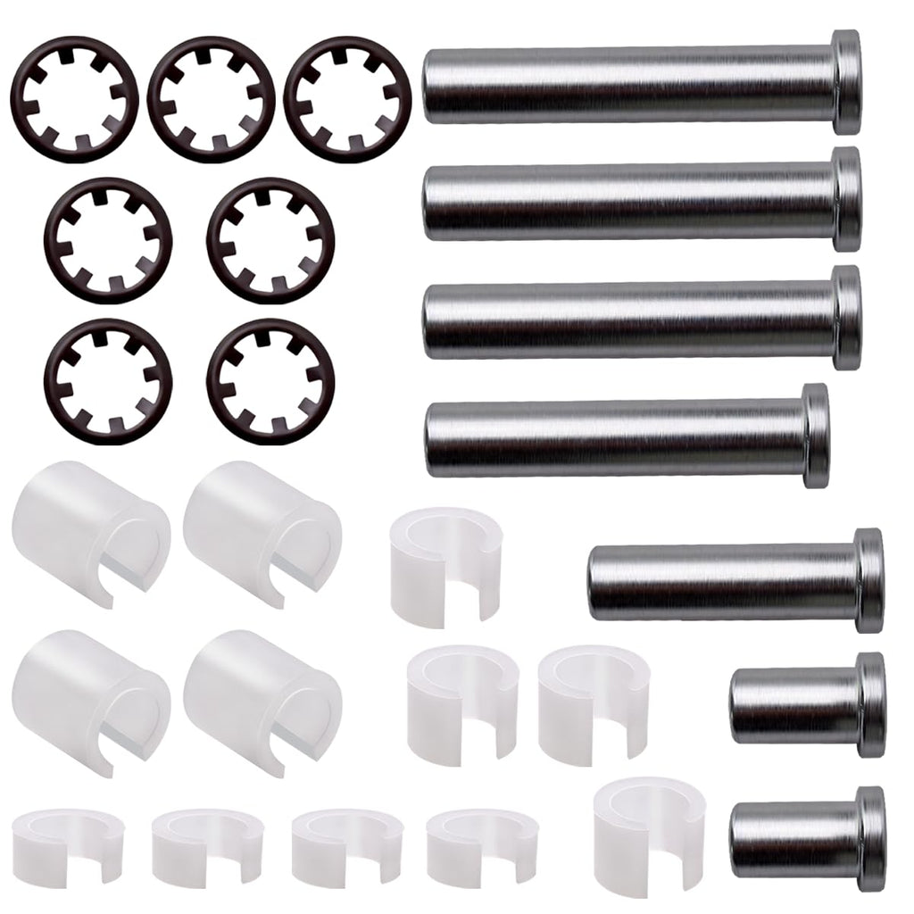 Awning Arm Repair Pin Kit Fits for Power Rv Awning (Includes: 7 pins, 4 Thick bushings, 4 Thin bushings, 4 Small bushings,7 retainers)