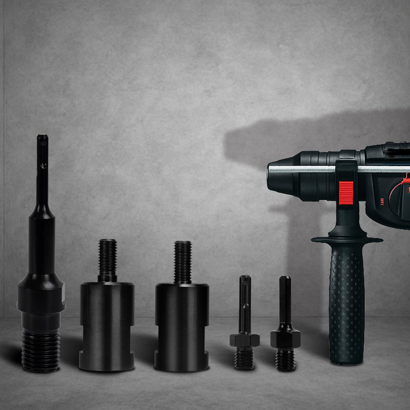 Core Drill Bit Adapter 1 1/4"-7 Female to 5/8"-11 Male, for Use with Diamond Core Bits (Standard) 1-1/4"-7 Female(Standard)