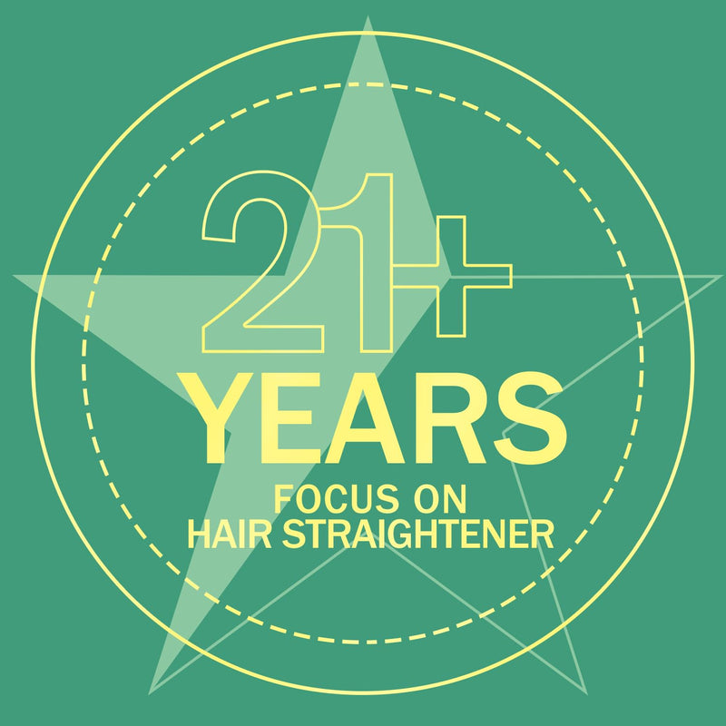 K&K 2.24" Wide Flat Iron Hair Straightener, Titanium Styler for Thick Hair | 2.24" EXTRA-WIDE PLATES: Wide ceramic-titanium floating plates tame long, thick, or coarse hair quickly in fewer passes. Green 2.24 Inches