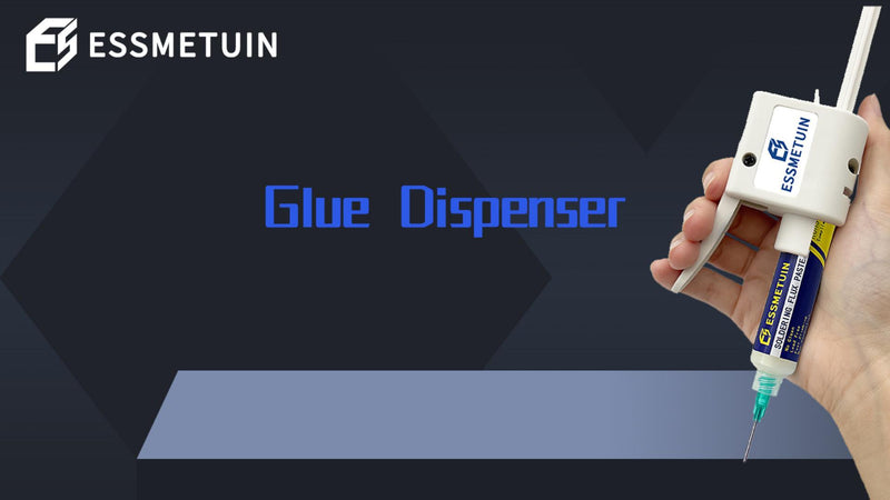 Solder Flux Glue Dispenser for 10cc Solder Flux, Extruder for Syringe Solder Flux, (Single Glue Dispenser, Solder Flux Excluded)