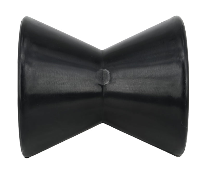 Boat Trailer Roller Parts–Sturdy Bow Roller and Stop,3Inch / 4Inch Boat Trailer Roller with Spoke Fits 1/2" Shaft,PU Marine Keel Trailer Rollers 4 Inch black