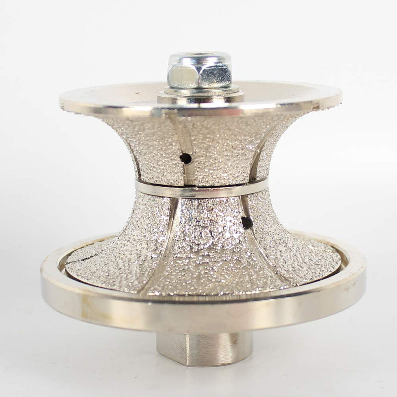 V40(1-1/2") 40mm Full Bullnose Diamond Hand Profiler/Router Bits with 5/8-11 Thread for Granite Countertop