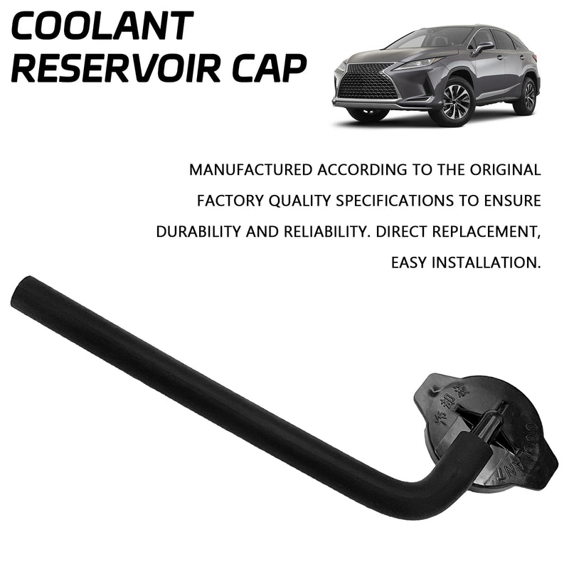 Coolant Reservoir Cap for 2011-2020 Toyota Sienna, 2010-2015 Lexus RX350, RX450h, Highlander 2014-2019, Engine Coolant Radiator Overflow Reservoir Cap Replacement 16405-31070 16405-0P040 Black