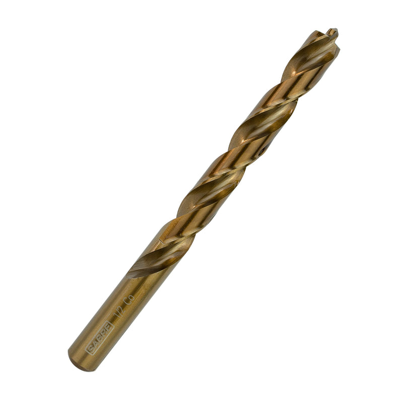 1/2 Inch Cobalt Drill Bits 5pcs Heavy-Duty Drill Bits for Steel, Hard Metal, Cast Iron (1/2" x 6") 1/2 in (5-Piece Set)