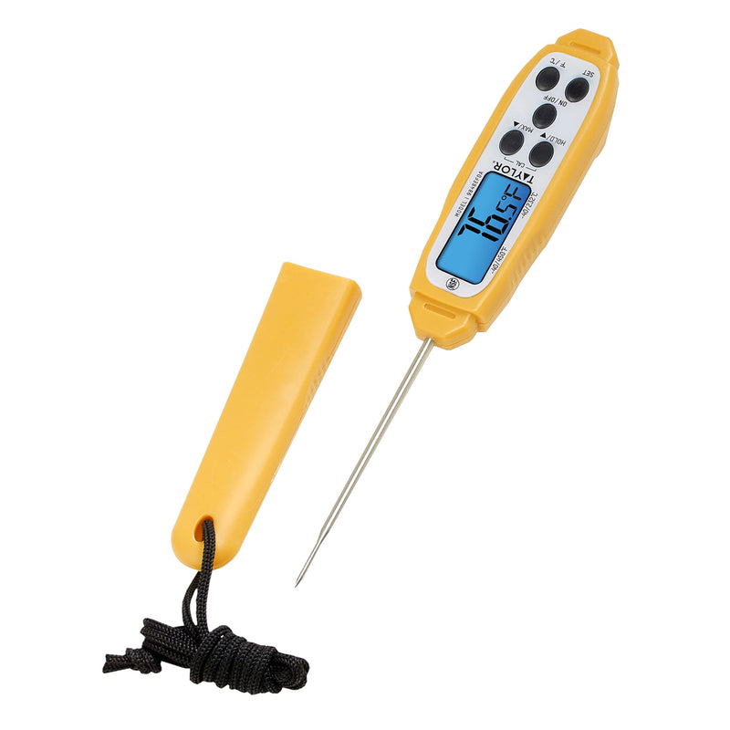 Taylor 9848EFDA 200-400F Waterproof Instant Read Thermometer Multicolor