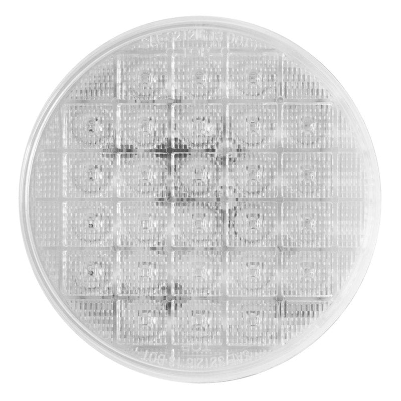 Grand General 74891 Amber 4" Smart Dynamic LED Sealed Light Amber/Clear Sequential