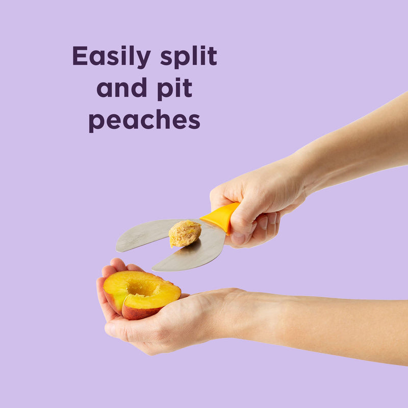 Chef'n Peachster Peach Pitter, One -,102-828-338 (Pack of 2) One (Pack of 2)