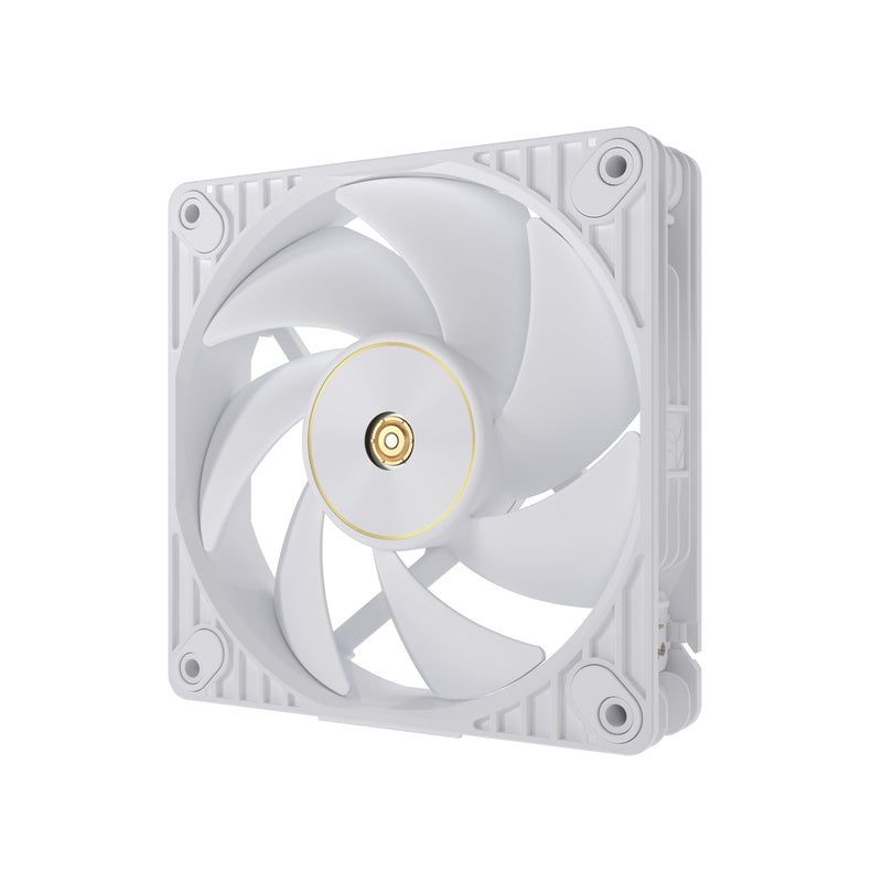 ASUS ProArt PF120 120mm PWM Fan White Edition, 3000RPM, High Airflow/Static Pressure, Daisy-Chain Design 1x 120mm|3000RPM|White