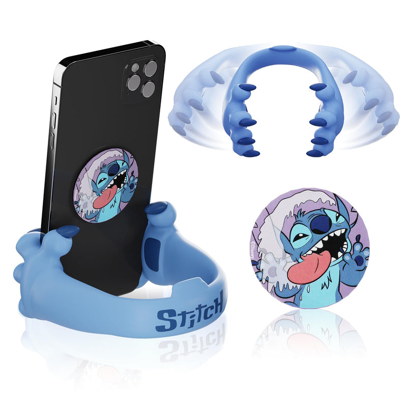 iJoy Disney Stitch Hands Phone Stand for Desk- Stitch Disney Phone Holder Stand for Home/Office/More – Lilo and Stitch Gifts for Girls, Boys, and All Fans of Lilo and Stitch Stuff Stitch Hand