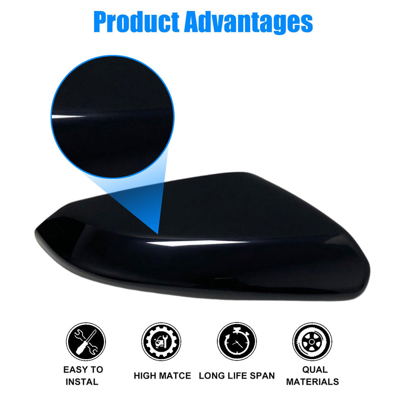 Priprilod Right Passenger Side Mirror Cap Cover Compatible With Honda Civic 2016 2017 2018 2019 2020 2021 Glossy Black 76201-TBA-A11ZF 76201-TBA-A21ZG