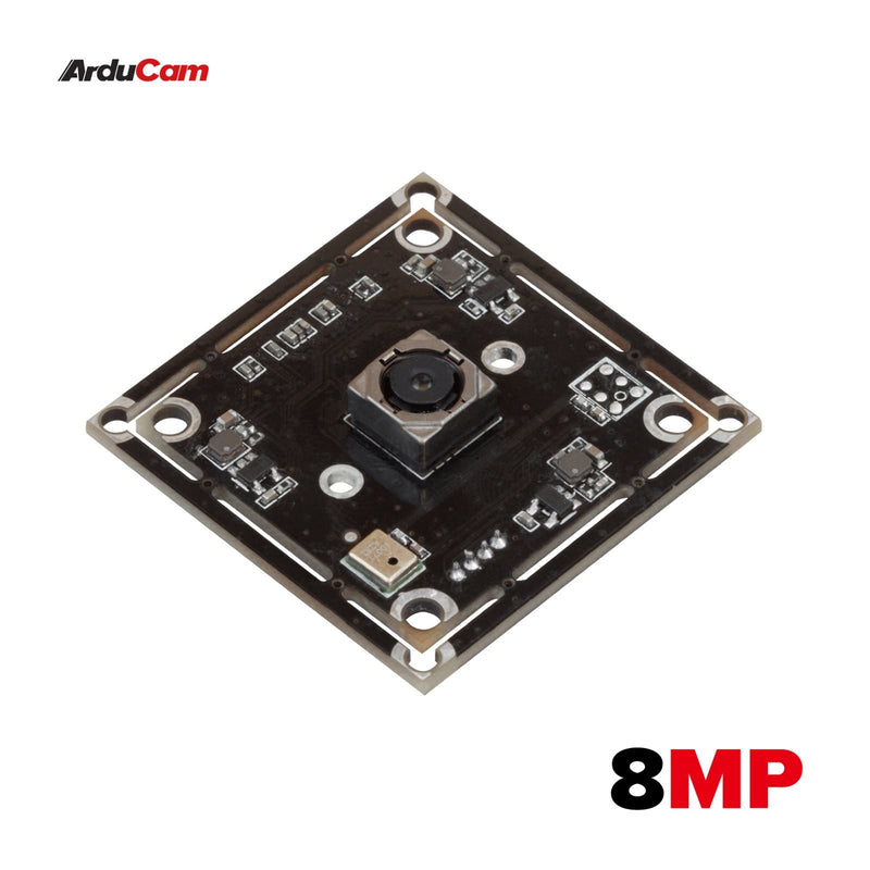 Arducam 8MP IMX179 Lightburn Camera, Autofocus Webcam with Microphone, Ultra HD Embedded USB Cam for Raspberry Pi, Windows, Linux, Android, Mac OS 8MP IMX179 AF
