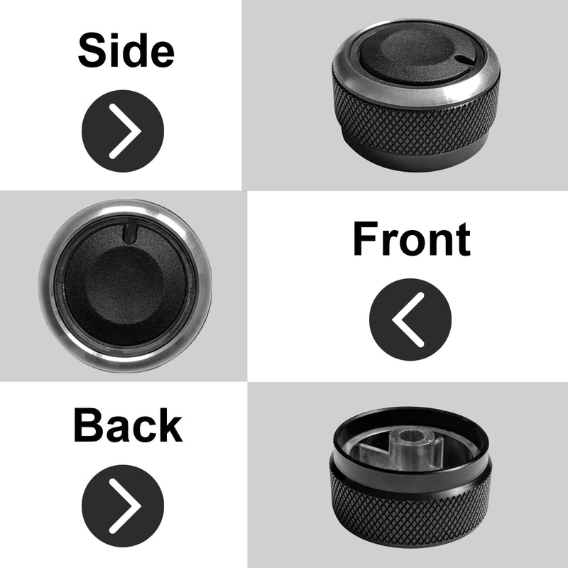 3Pcs Control Knob Heater A/C or Fan, Heater Air Conditioning Button Compatible with Toyota Tacoma Knob Toyota Tacoma Accessories 2005-2015
