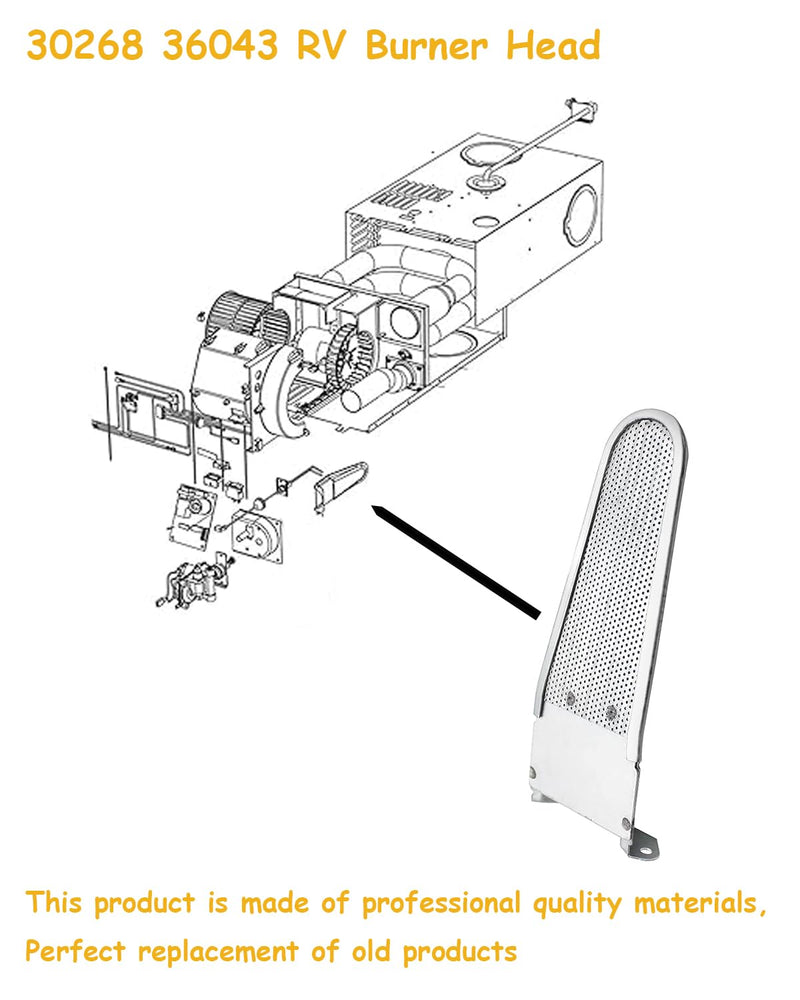 30268 36043 RV Burner Head Kit Fits Atwood Hydro Flame Furnace 79, 85, AFS, AFM Series Furnaces Compatible