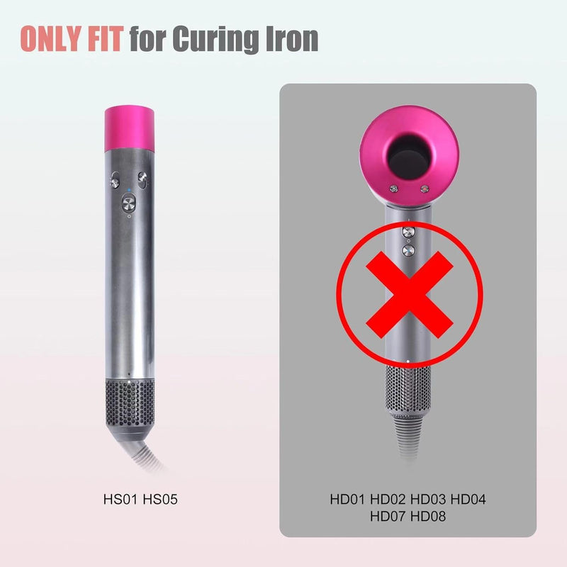 Outer Filter Cage Cover with Cleaning Brush Compatible with Dyson Airwrap HS01 HS05, Strainer Magnetic Filter Replacement Parts 969758-06 969760-01 Dark Grey