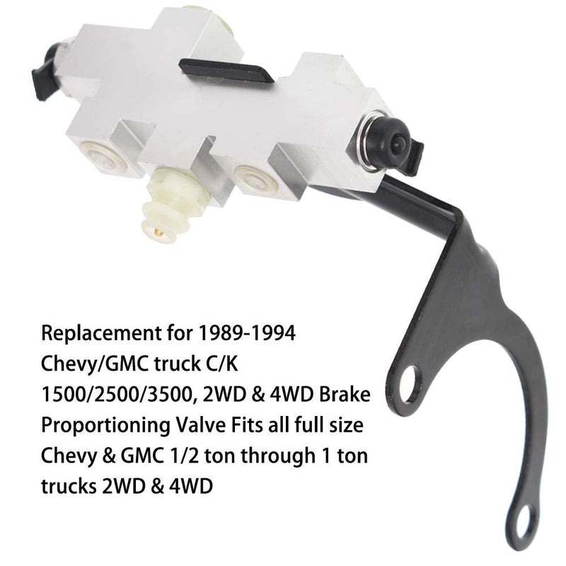 Labwork Brake Proportioning Valve 15606198 172-2069 Replacement for Chevy Truck C/K 1500 2500 3500 1989-1994