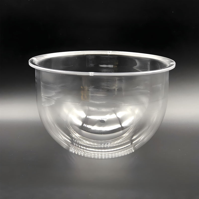 7" Acrylic Clear Dome Cover 177mm Diameter x 130mm High Transparent CCTV Security Camera Protective Housing Cover with Pre-drilled Mounting Holes
