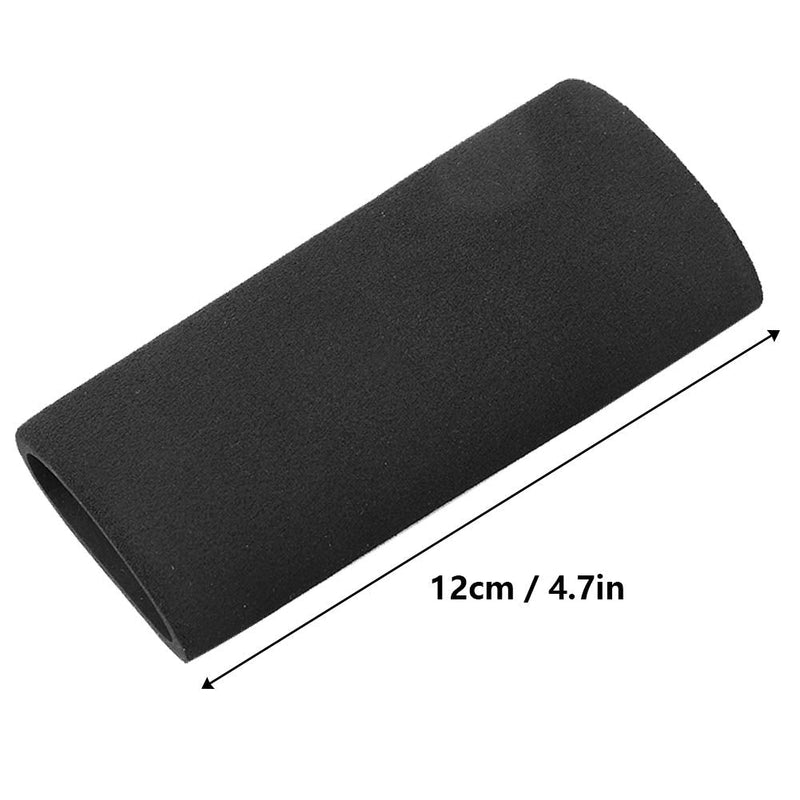 Motorcycle Handle Cover, 2pcs Motorcycle Non-Slip Anti Vibration Soft Foam Handlebar Grip Cover, Black
