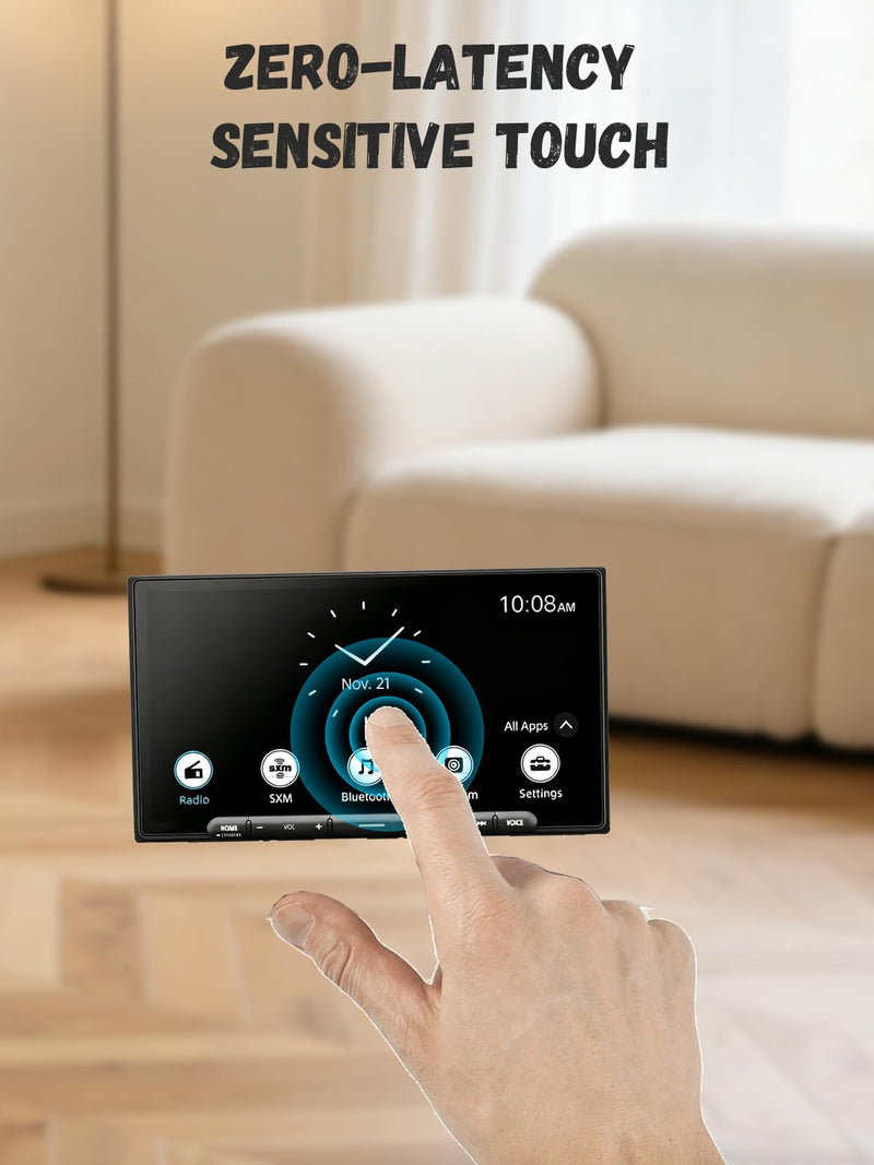 [2 Pack] for Sony XAV-AX6000 / XAV-AX4000 6.95" Hydrogel Film Screen Protector. Self-Healing Anti-Scratch Bubble Free Easy Installation.