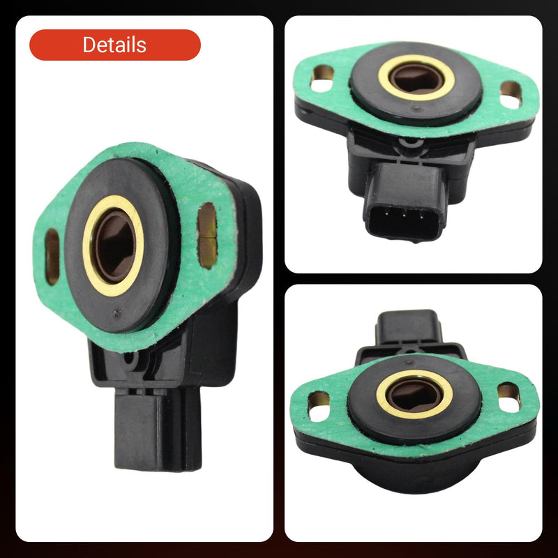 Throttle Position Sensor 16402REJW01 Compatible with Honda CR-V 2002-2006 Element 2003-2006 Accord 2003-2005 Acura RSX 2002-2006 Replaces 16402REJ003 16402PWA003 HAJT6HRK TPR101