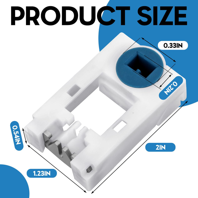 Briwooody 24 Pcs Window Spiral Balance Pivot Lock Shoe Vinyl Window Latch Replacement Windows Parts Hardware for Pull up and Down Sliding