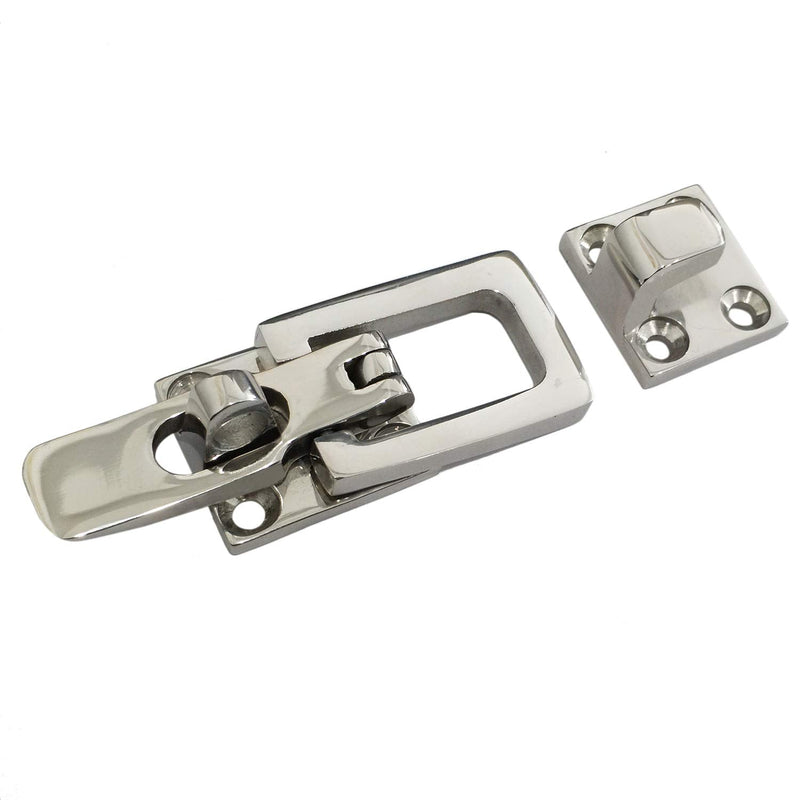 NRC&XRC Heavy Duty 316 Stainless Steel Anti-Rattle Lockable Hold Down CLAMP Two Stainless Steel Lockable Latches