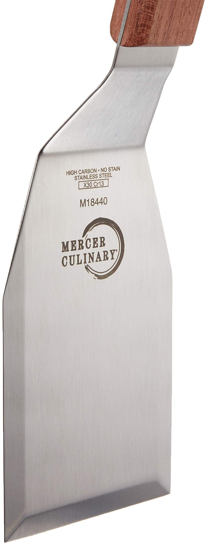 Mercer Culinary Praxis Rosewood Handle Heavy Duty Turner, 5 Inch x 3 Inch,Brown