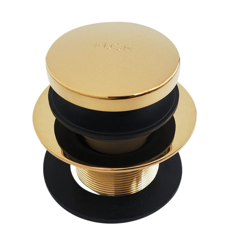 Westbrass Tip Toe Universal Tub Trim with One-Hole Faceplate, Polished Brass, D931K-01
