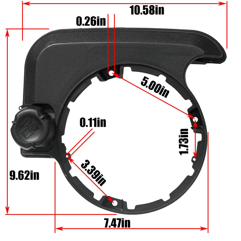699374 Fuel Tank Fits for 699374 494213 495224 499618 590490 693377 699387 695960 Compatible with Mower Engine